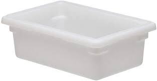 CM 12186P FOOD STORAGE BOX 12X18X6 WHITE  6EA